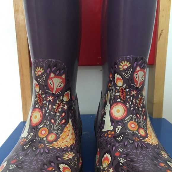 Bogs youth girl rain boots size 11 - Picture 7 of 9